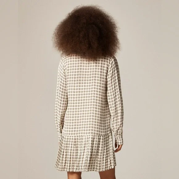 New Amelia shirt-dress in foulard print - Picture 4 of 14